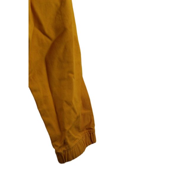 St John's Bay Yellow Men's Hooded Drawstring Anorak Jacket Front Zip Large 009 - Picture 5 of 6